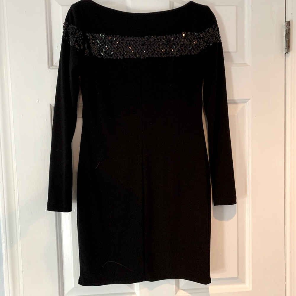 Black cocktail dress